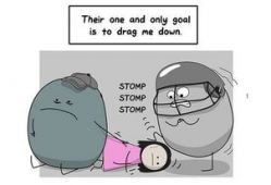 抑郁症漫画,漫画中的心灵独白